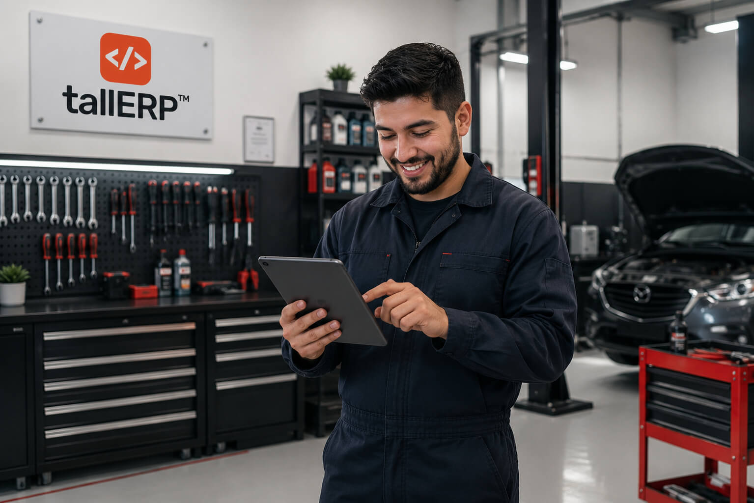 How TallERP organizes your automotive workshop