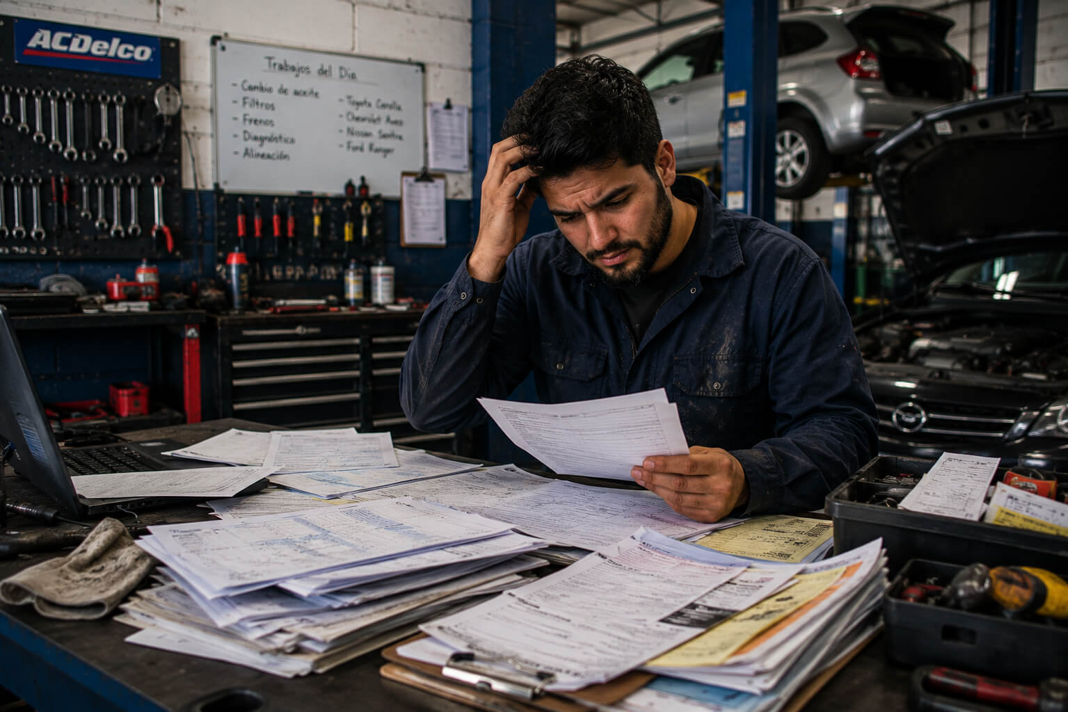 Challenges of running an auto repair shop without a system