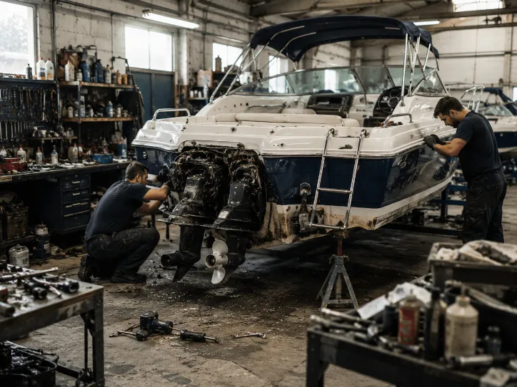 Problems of maintaining vessels without a system