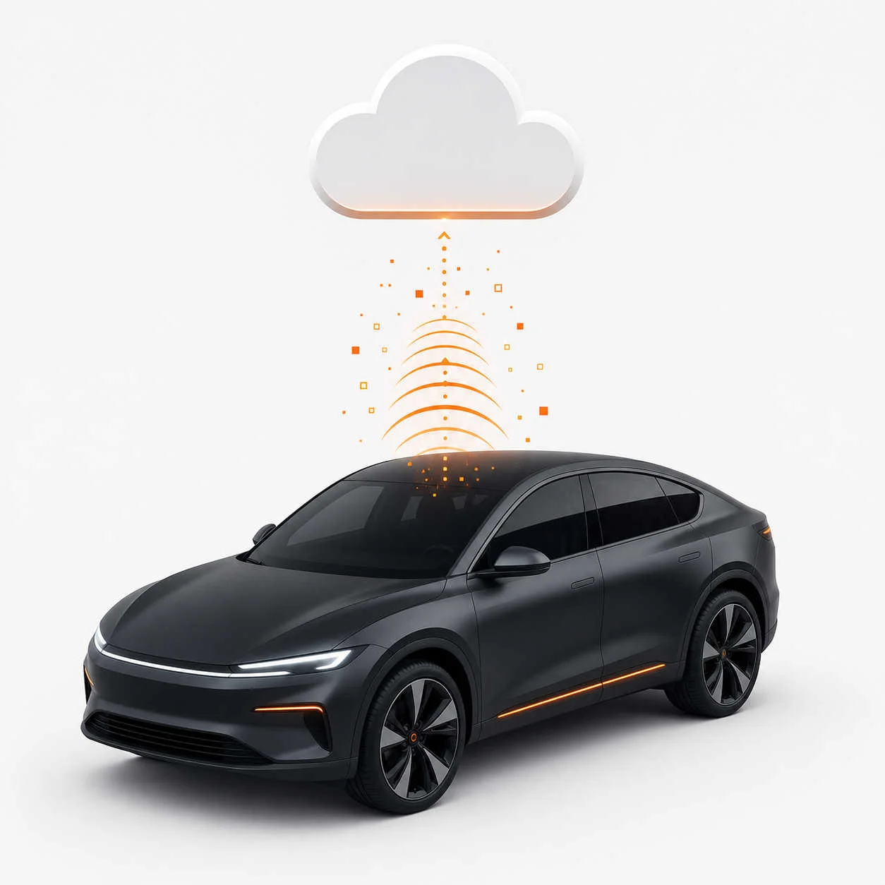 El vehículo reporta automáticamente